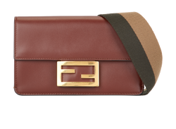 Flat Baguette, Leather, Brown, 06561747, DB/B, 3*